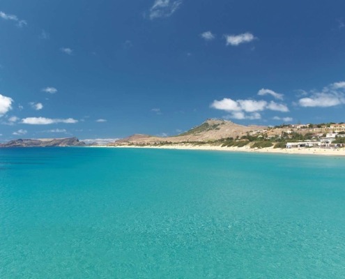 Plage paradisiaque de Porto Santo 9km de sable fin et doré
